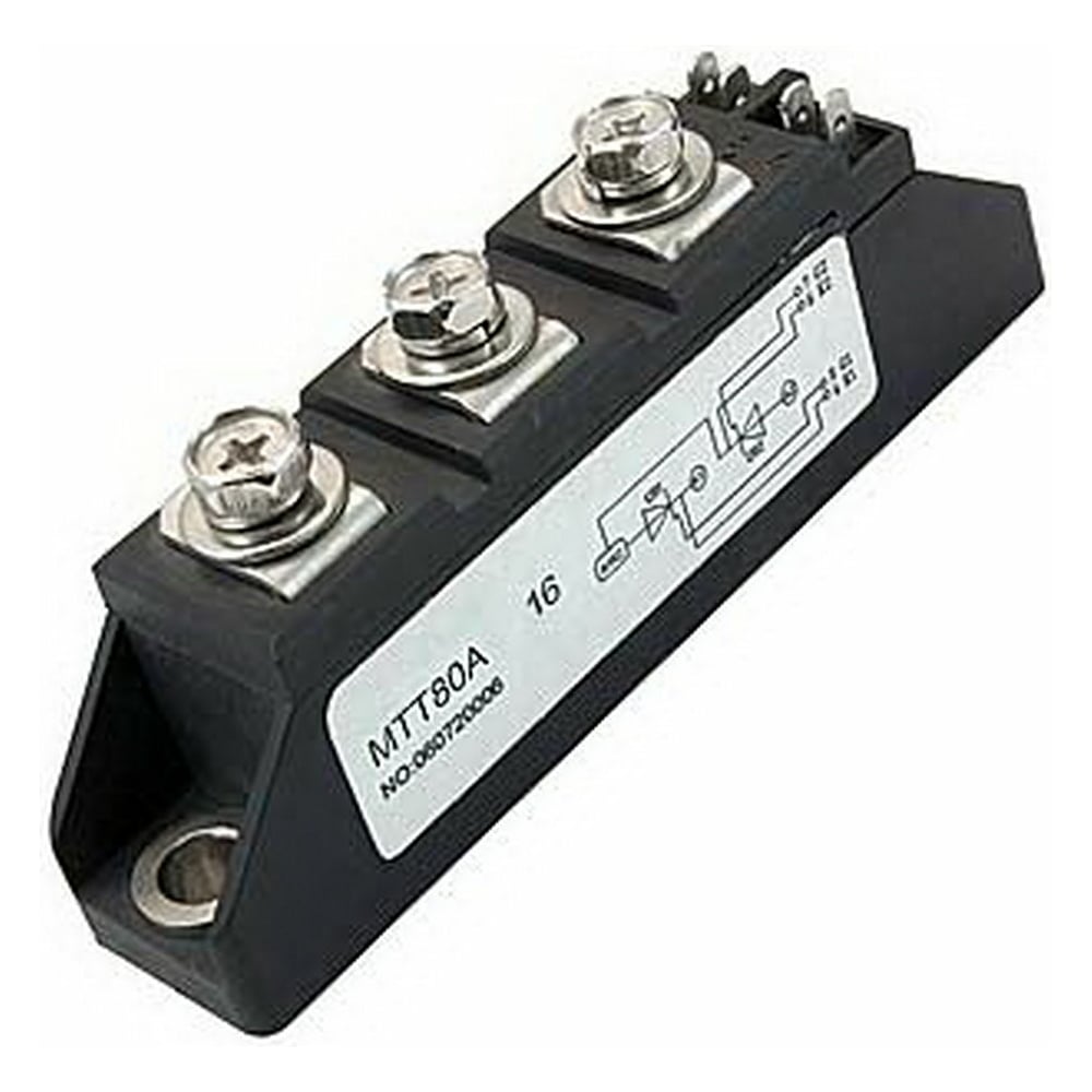 Изображение товара Тиристорный модуль RUICHI МТТ80-16 силовой мощный для управления токами