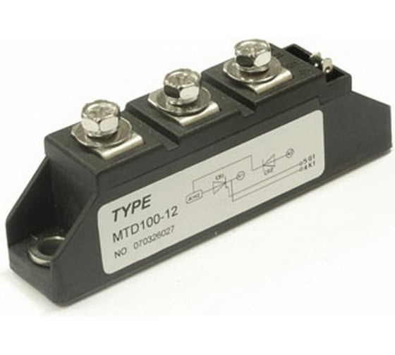 Изображение товара Тиристорный модуль RUICHI МТД100-12 62461