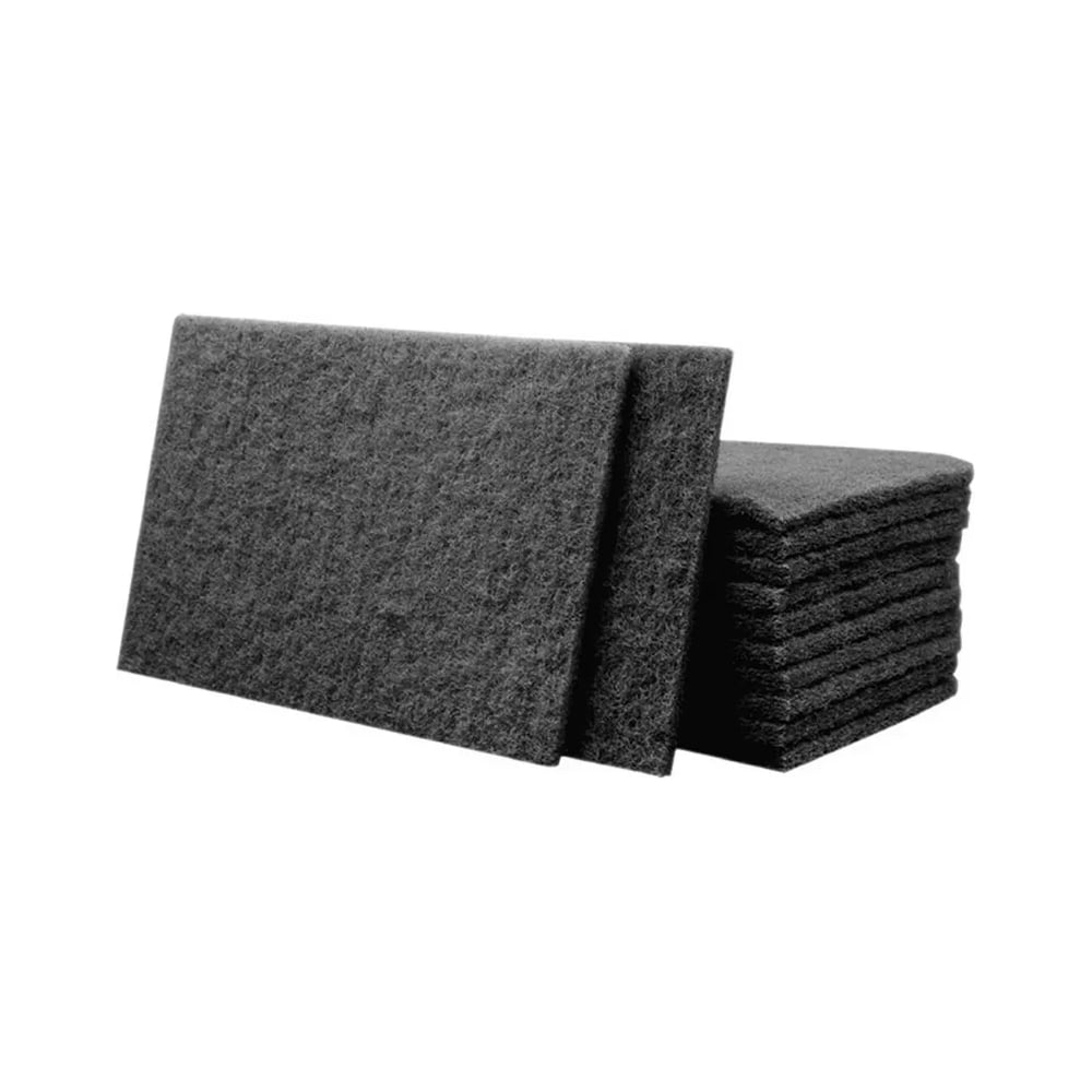 Изображение товара Скотч брайт Vitatools 150мм х 115 мм (Scotch-Brite) шлифовальный войлок, серый SB-150*115-grey