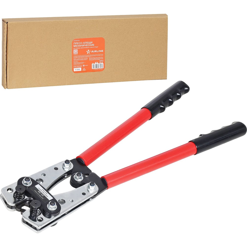 Изображение товара Пресс-клещи механические для обжима наконечников и гильз Airline 6–50мм.кв ATPE100