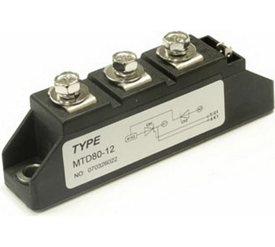 Изображение товара Тиристорный модуль RUICHI МТД80-12 62460