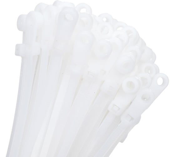 Изображение товара Кабельные стяжки с монтажным кольцом Nord-Yada 3.6х150 мм, 100 шт. 903172