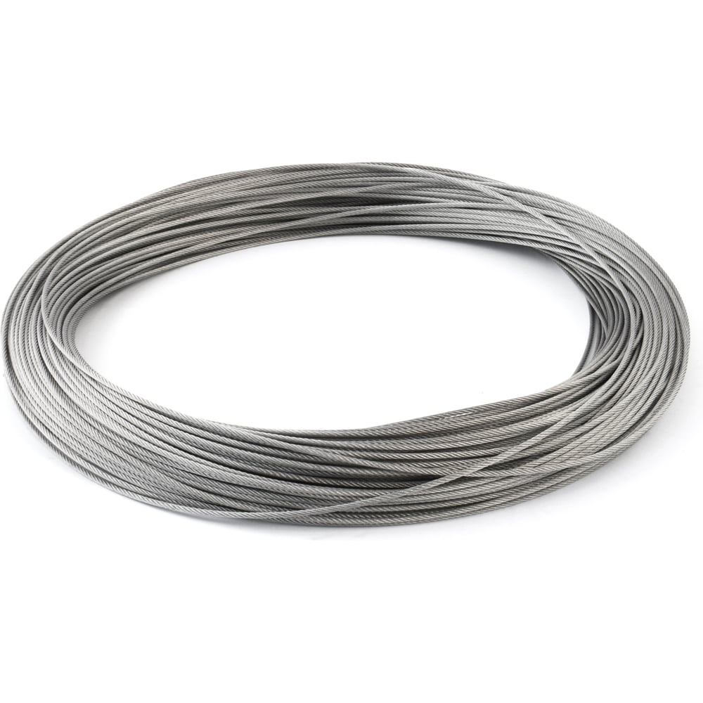 Изображение товара Трос М3 из нержавеющей стали А2 10 м Крепстор 4665317066024