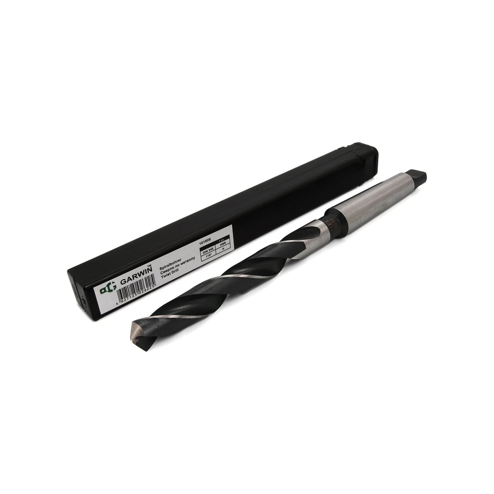 Изображение товара Сверло спиральное GARWIN 12,8 мм HSS для металла, DIN 345
