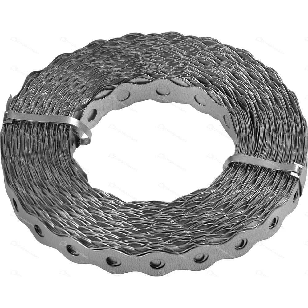 Изображение товара Перфолента для вентиляции Крепстор 17х0,55 (25м) волна, 1 шт. 4665317044589