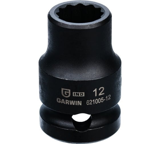 Изображение товара Головка торцевая GARWIN 1/2, 12 мм, 12-гранная, ударная 621005-12