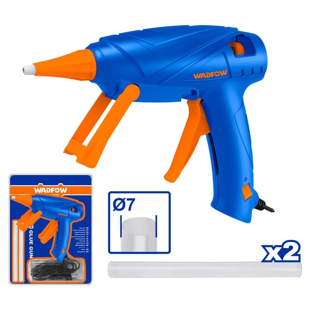 Изображение товара Термоклеевой пистолет WADFOW 15 Вт 7 мм для быстрого склеивания