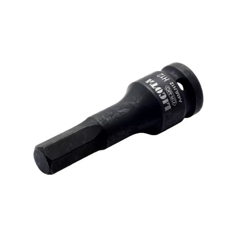 Изображение товара Головка торцевая Licota 1/2, HEX наружный, H12, ударный, удлиненный A4MLH12