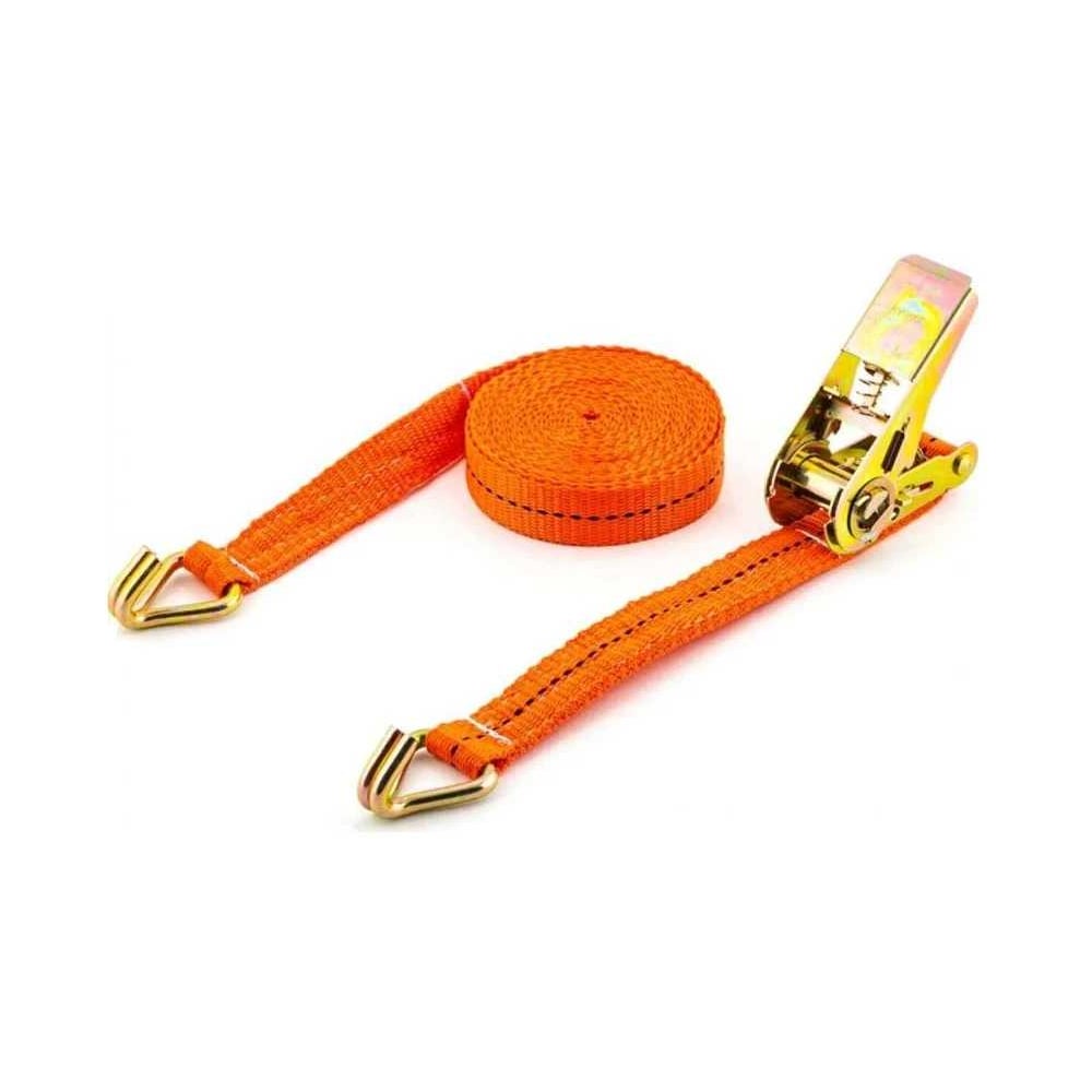 Стяжной ремень СЕВЗАПКАНАТ СЗК 0,8/1,6 тн L = 7,5м крюк-крюк, ширина ленты 25мм 4631179088221