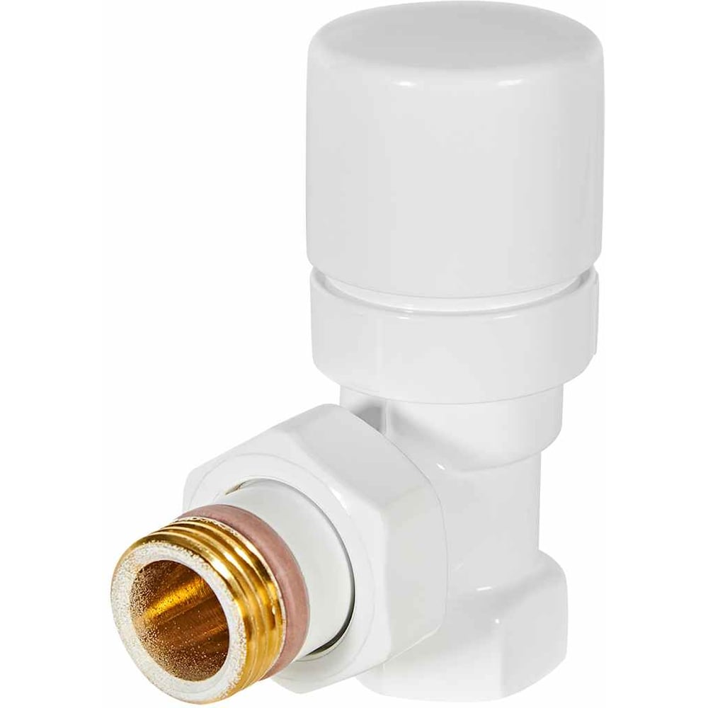 Изображение товара Клапан термостатический STOUT SVTD-0002-000015W Design белый, угловой 1/2 RG00943679AS9E