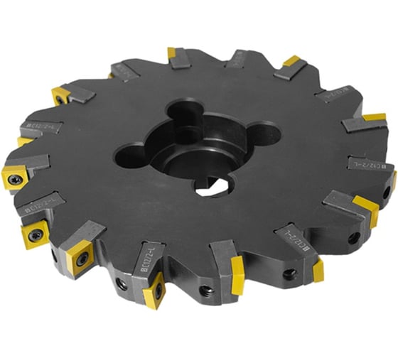 Изображение товара Фреза трехсторонняя Русский Инструмент 200х19-22х40 с механическим креплением 4гр пл-н SPMT 120408 Z=16 (2х8) с фланцем AS290-R200.1922.08.C40 NOX ri.181.388