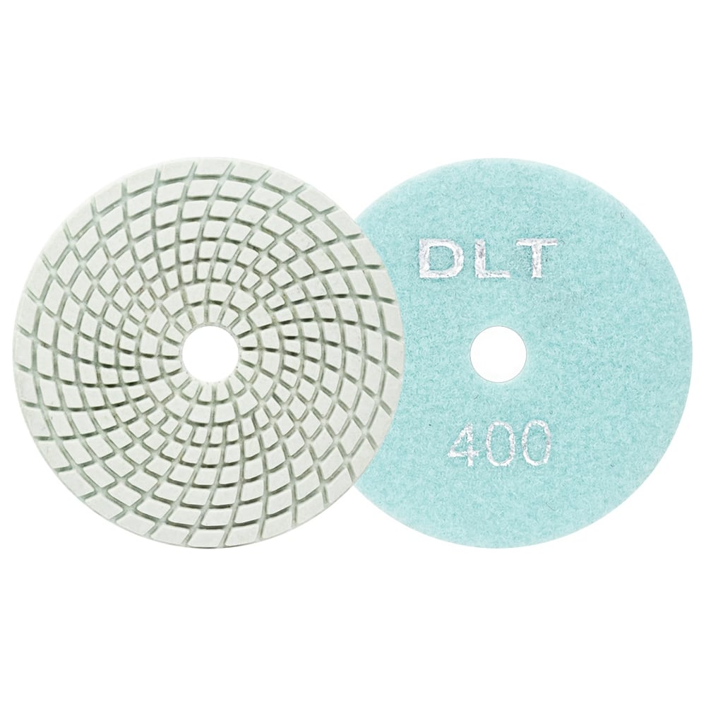 Изображение товара Круг алмазный гибкий шлифовальный DLT №1, O100мм, _400, для сухой и мокрой шлифовки АГШК 1164