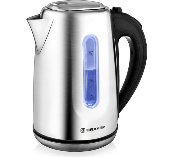 Изображение товара Электрический чайник BRAYER 2200 Вт, 1.7 л BR1014
