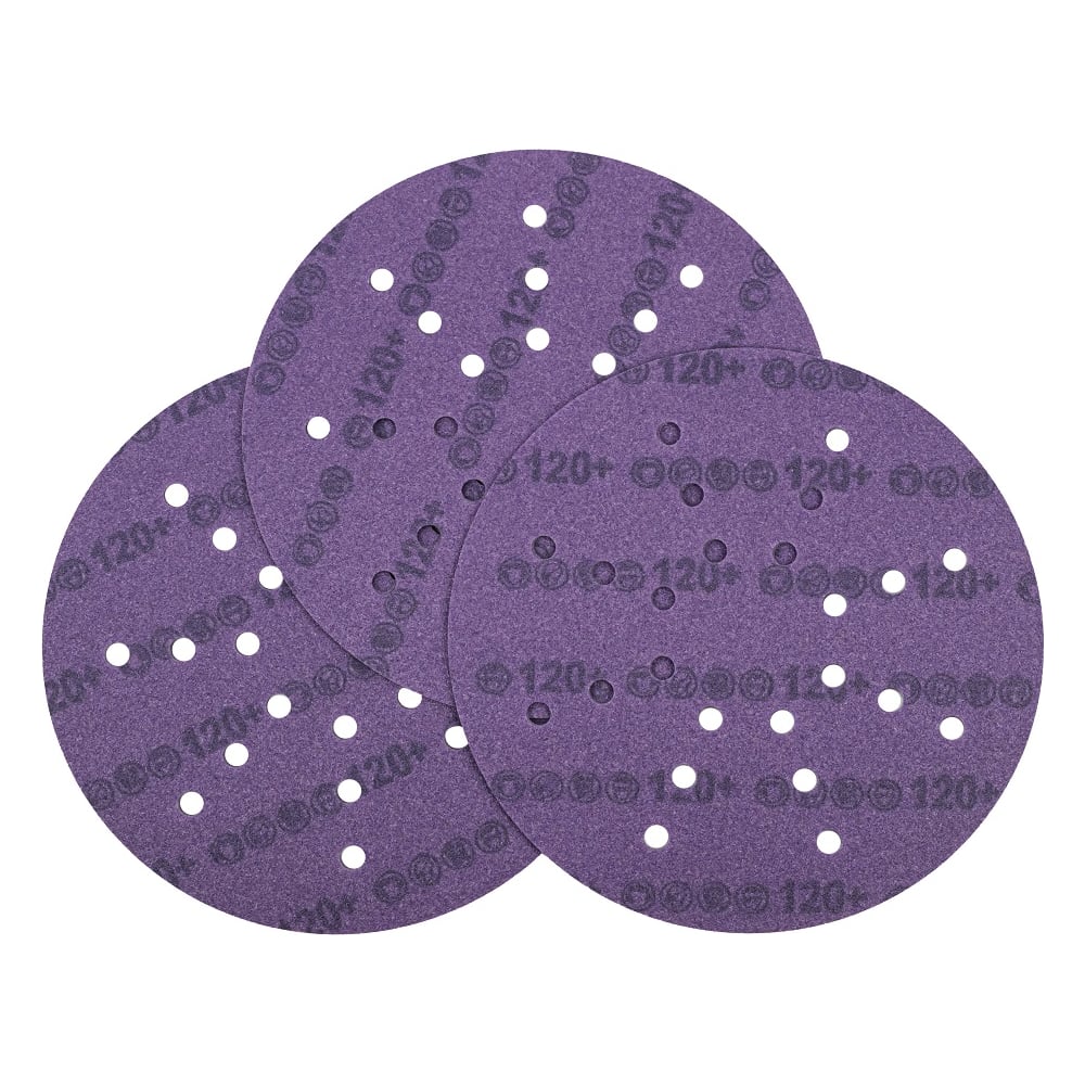 Изображение товара Круг шлифовальный DLT GrandFlex FILM-CERAMIC, O225мм, зернистость 120, 10шт (на пленке, керамика точной формы) 3008