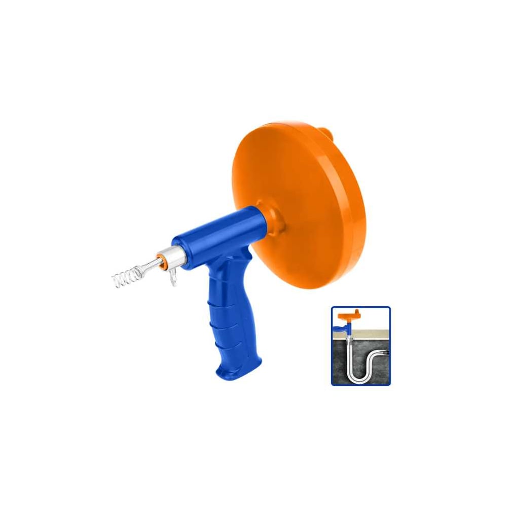 Изображение товара Сантехнический трос WadFow 6мм х 4,5м пружинный для надежных соединений