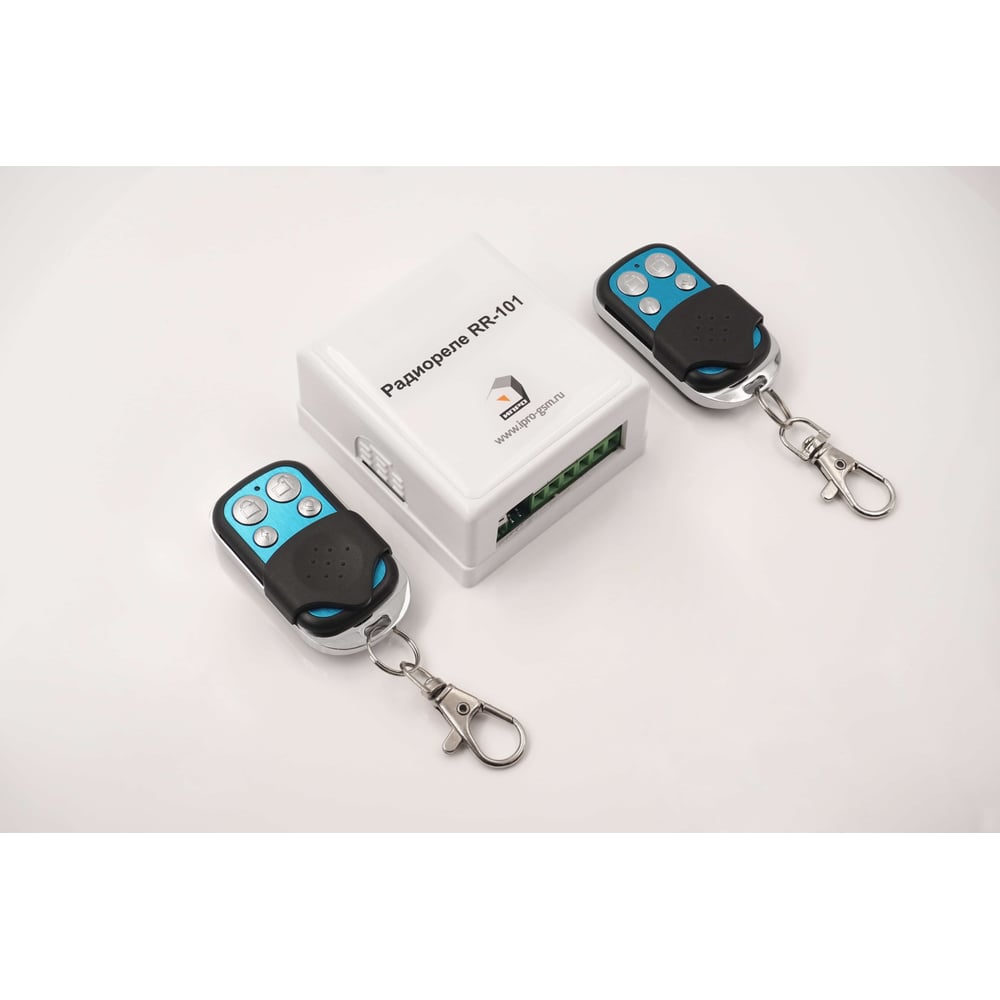 Изображение товара Комплект радиореле ИПРо RR-101 + 2 пульта 150м (двойное питание 12В и 220В) 3032