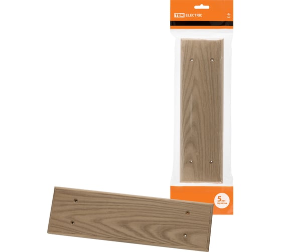Изображение товара Универсальная деревянная накладка на бревно TDM ELECTRIC НБУ 1Пх4 280 мм, под покраску SQ1821-0329