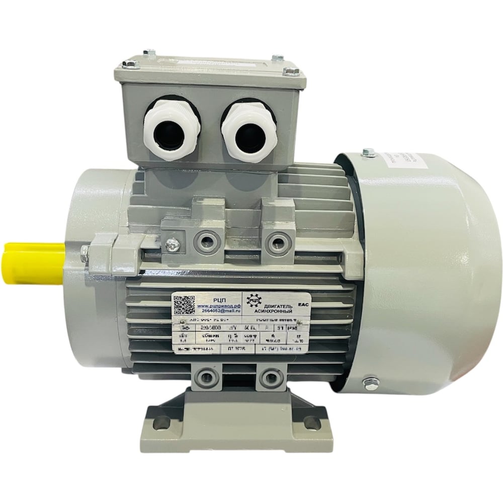 Изображение товара Электродвигатель ООО "РЦП ГРУПП" 0,37 кВт IP55 с фланцем 105 мм