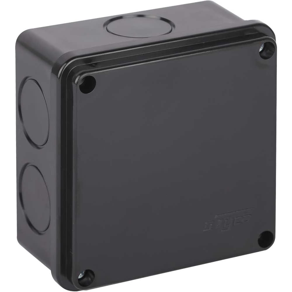 Изображение товара Коробка распаячная для открытой проводки Рувинил Тусо 100x100x50мм без гермовводов черная УХЛ1 IP67 67049Ч