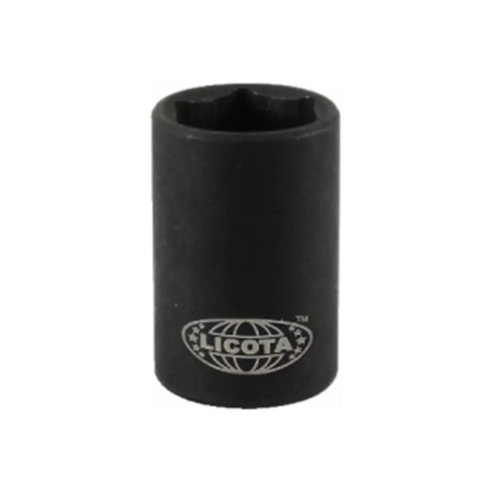 Изображение товара Головка торцевая Licota 3/8 12 мм ударная с отверстием и шестигранником