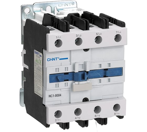 Изображение товара Контактор CHINT NC1-8004 80А 4P 230В 50Гц (R) 222806