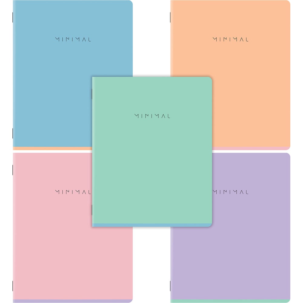 Изображение товара Тетради BRAUBERG ДЭК А5 96л. комплект 5 шт. стильные и надежные