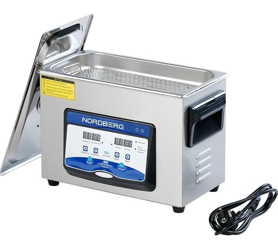 Изображение товара Ультразвуковая мойка с подогревом NORDBERG 4.5 л NU45D