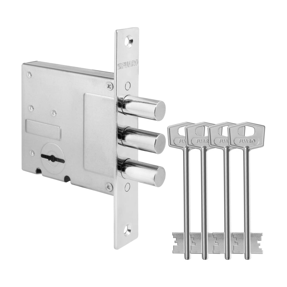 Изображение товара Замок врезной сувальдный Fuaro MDV812/S-60.00.3R14 4key 57427