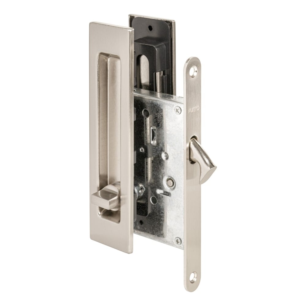 Изображение товара Защелка раздвижная Punto Soft LINE SLQ-011 матовый никель для деревянных дверей