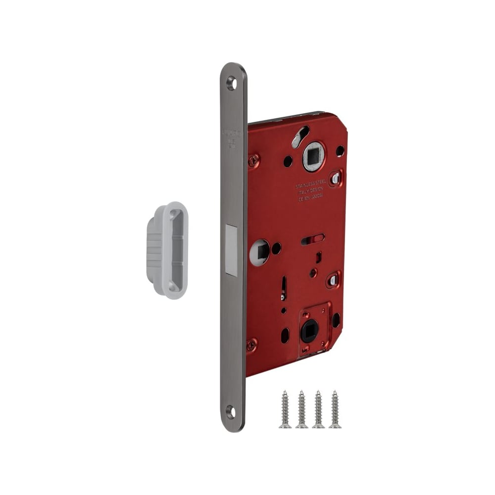 Защелка врезная магнитная Fuaro MAGNM96WC-50/BL INOX GR-23 графит (блистер) 60271
