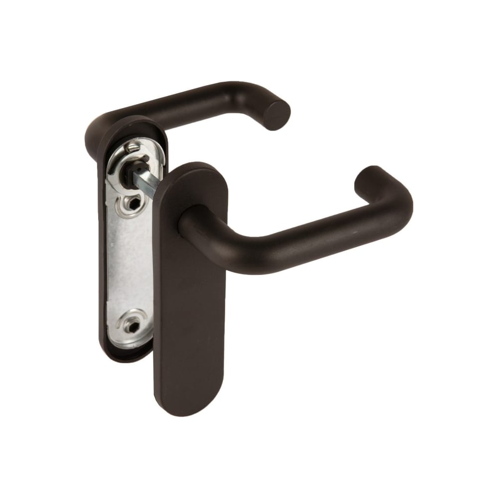 Изображение товара Ручка дверная Fuaro FP.DH172.0433 W/CYL HOLE NE (9x140) без отверстий под ЦМ BL-24 черный 50151