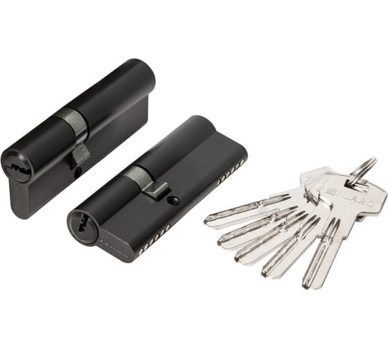 Изображение товара Цилиндровый механизм Fuaro (200 ZA/80) 2000ZAKey80(30+10+40) BL черный 5Key 62023