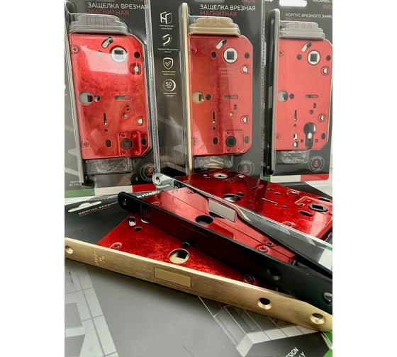 Изображение товара Корпус врезного замка Fuaro MAGNM85C-50/BL INOX BL-24 черный (блистер) 60277