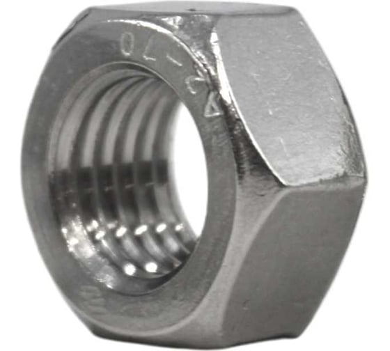 Изображение товара Гайка NEWKEY М16 DIN 934 A2-70 (AISI 304), 50шт. NK-SNM16/A2-70/50