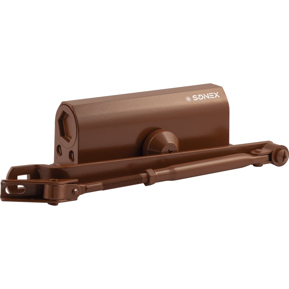 Изображение товара Доводчик SNX SONEX DS-140 (от 80 до 140 кг) морозостойкий коричневый 20350 Изображение товара Доводчик SNX SONEX DS-140 (от 80 до 140 кг) морозостойкий коричневый 20350