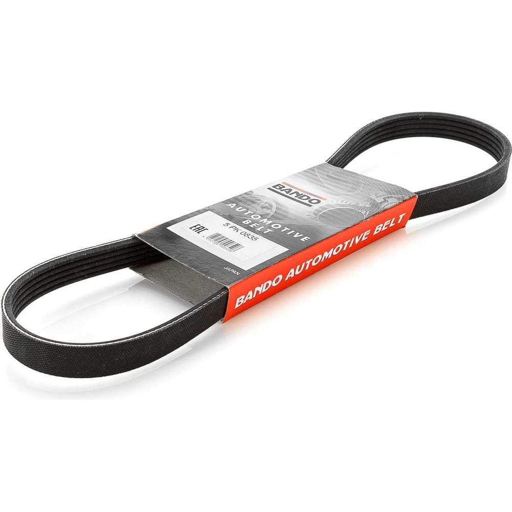 Изображение товара Ремень BANDO 5PK 835 многоручьевой, стойкий к маслам и температурам