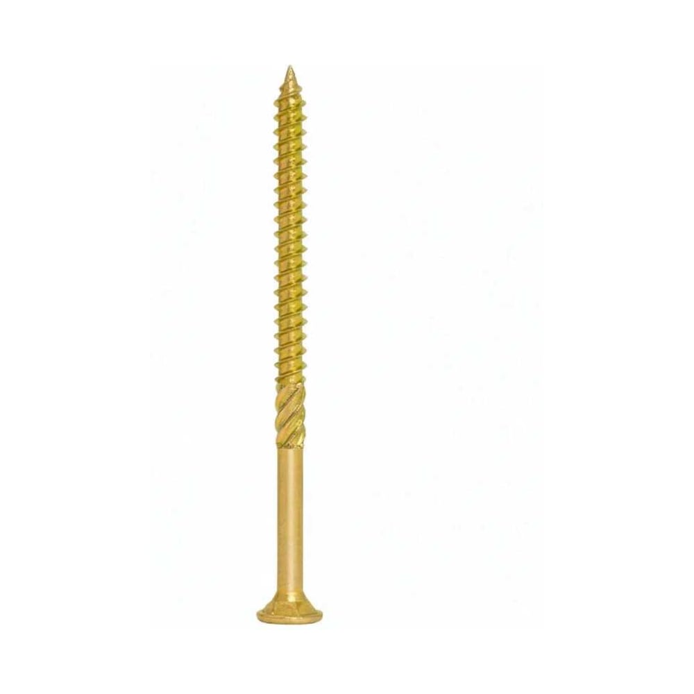 Изображение товара Конструкционный шуруп TULSTOR T-Drive с потайной шляпкой 5х90 желтая оцинк. ТХ25 105090