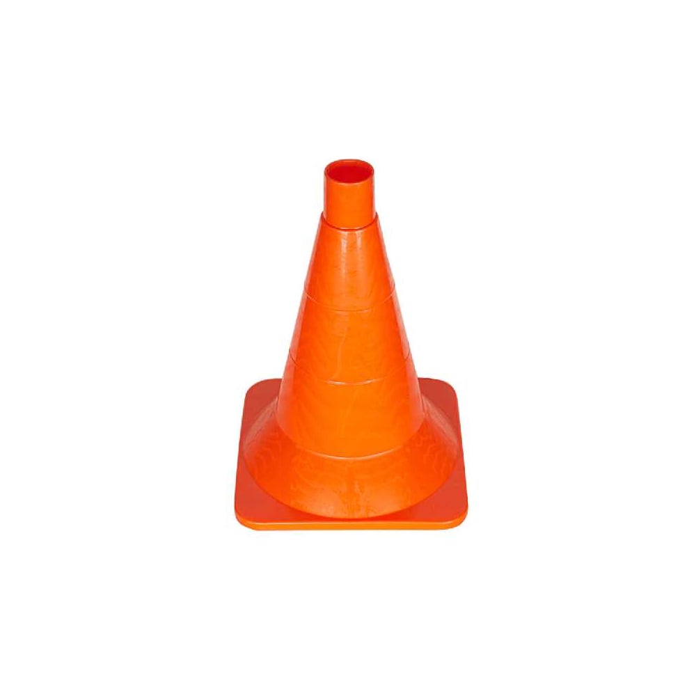 Изображение товара Конус дорожный ТЕХНОЛОГИЯ КС-1.2 320 мм мягкий без полос (квадратное основание) (Ц) (комплект 5 шт.) 00-00010559