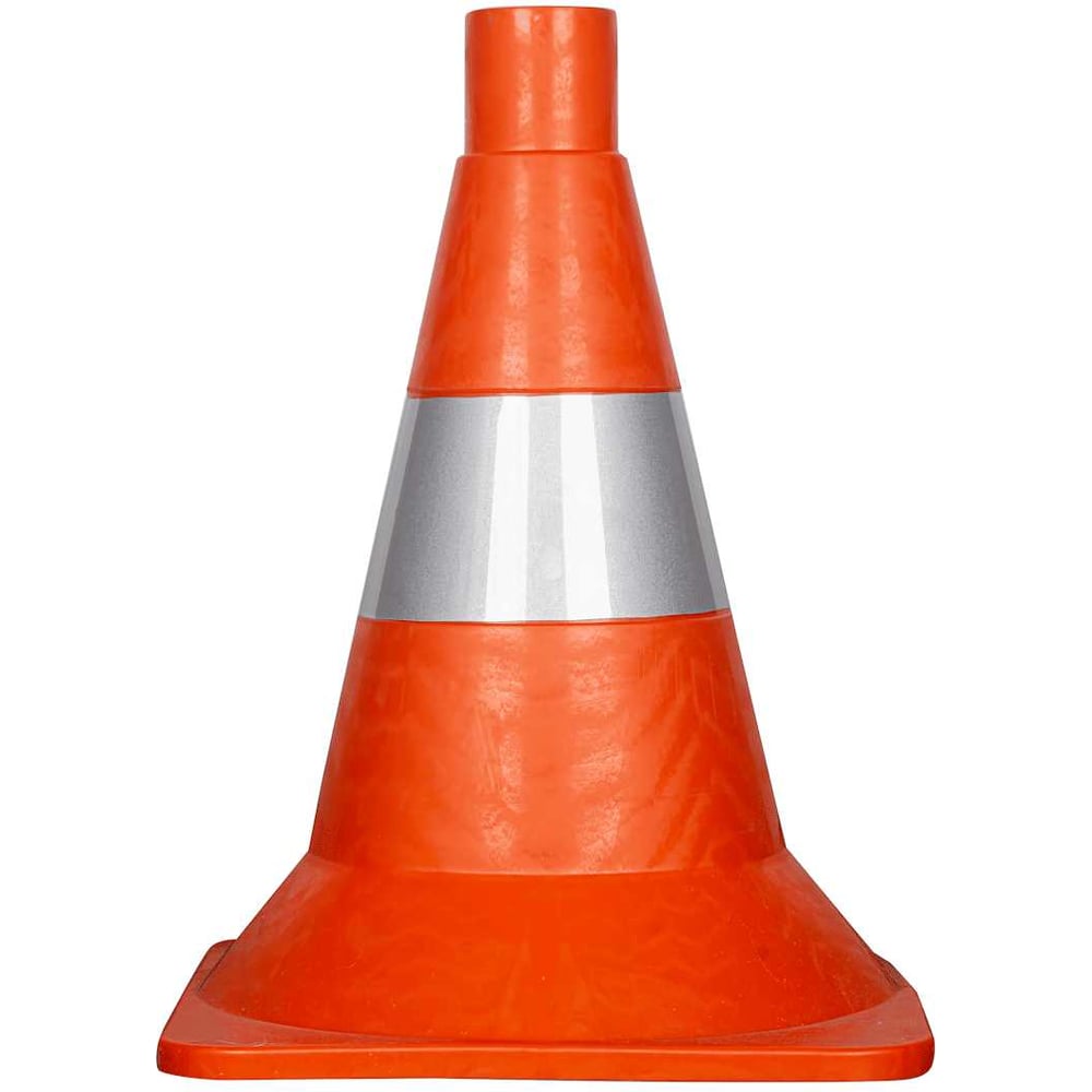 Изображение товара Конус дорожный ТЕХНОЛОГИЯ КС-1.6 320 мм мягкий, 1 светоотражающая полоса (квадратное основание) (Ц) (комплект 10 шт.) 00-00010581