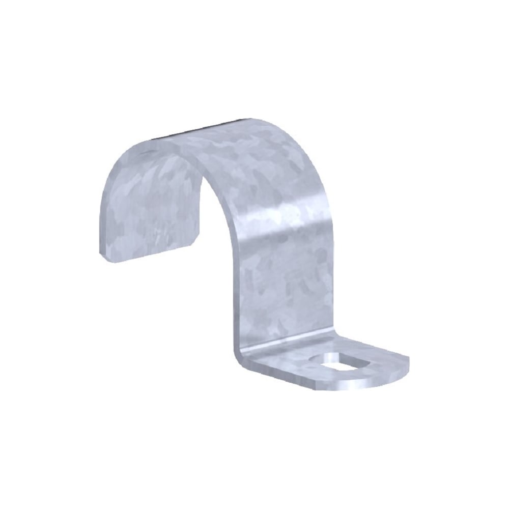 Изображение товара Скоба однолапковая PRO-montag.ru СОО 48-50 с отверстием (1,2) 100 шт. PM77523-1