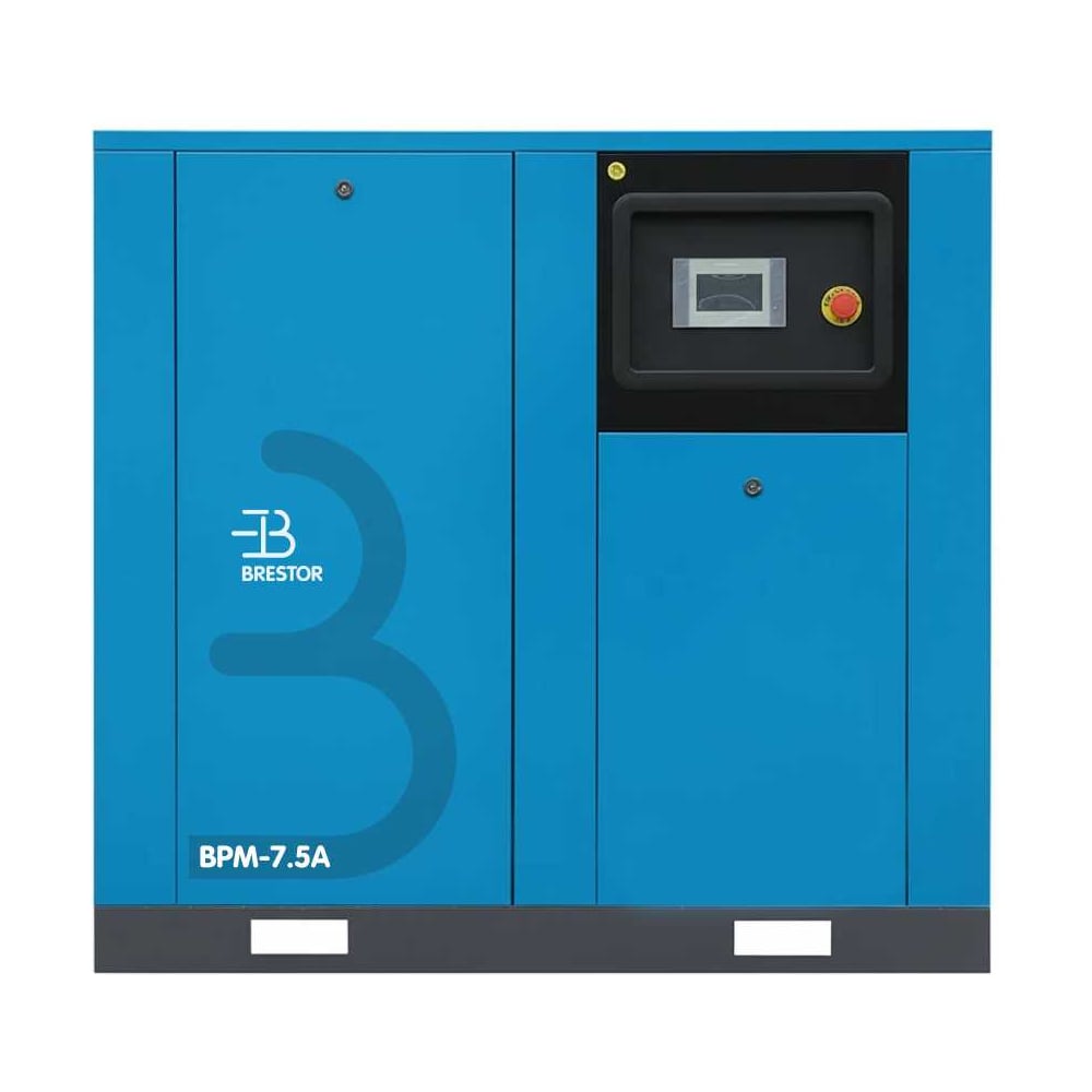 Изображение товара Компрессор винтовой Brestor BPM-7.5A (0,9м3/мин при 10бар; маслозаполненный) BPM7.5A10