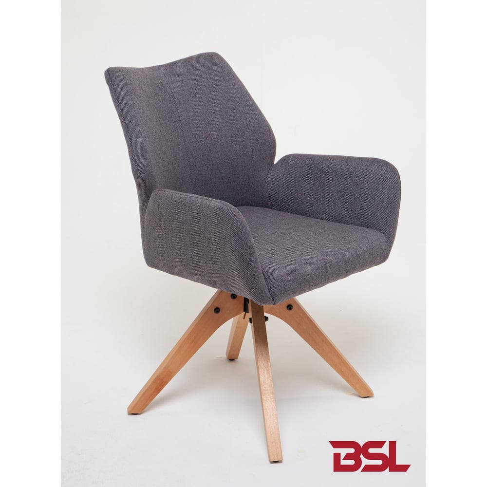 Кресло BSL-101 SLW, цвет серый DAVIS NEVE 97, BSL-office арт. 10000142