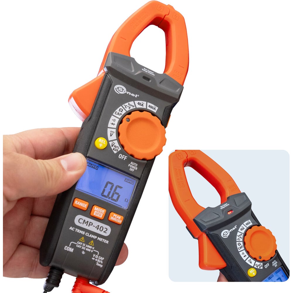 Изображение товара Мультикомплект клещи измерительные SONEL CMP-402 с высокой точностью и функциями