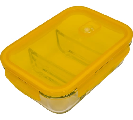 Изображение товара Прямоугольный пищевой контейнер Rosenberg с разделителем 1000 мл RGL-230146