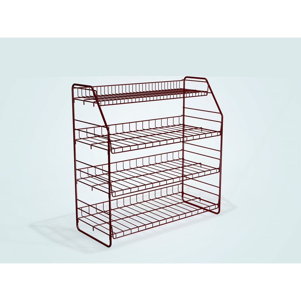 Изображение товара Четырехъярусная обувная этажерка из нержавеющей стали с хромом Rosenberg