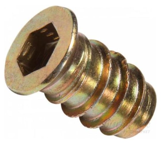 Изображение товара Гайка-футорка мебельная STARFIX М8х12,5х20 (20 шт в зип-локе) ЦИ-0000092928