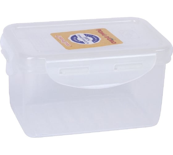 Изображение товара Прямоугольный пластиковый контейнер Pomi d'Oro 0,47 л RUS-575020