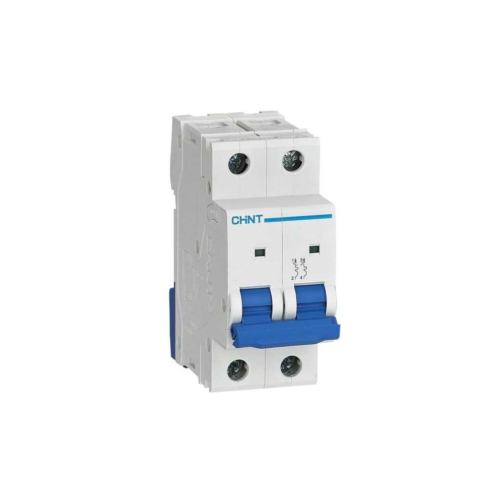 Изображение товара Автоматический выключатель CHINT NB1-63 40А 2P D (IP20) для защиты электросетей