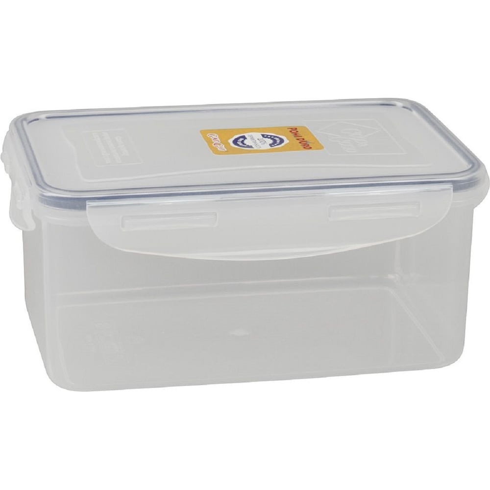 Изображение товара Прямоугольный пластиковый контейнер Pomi d'Oro 1,5 л RUS-575011