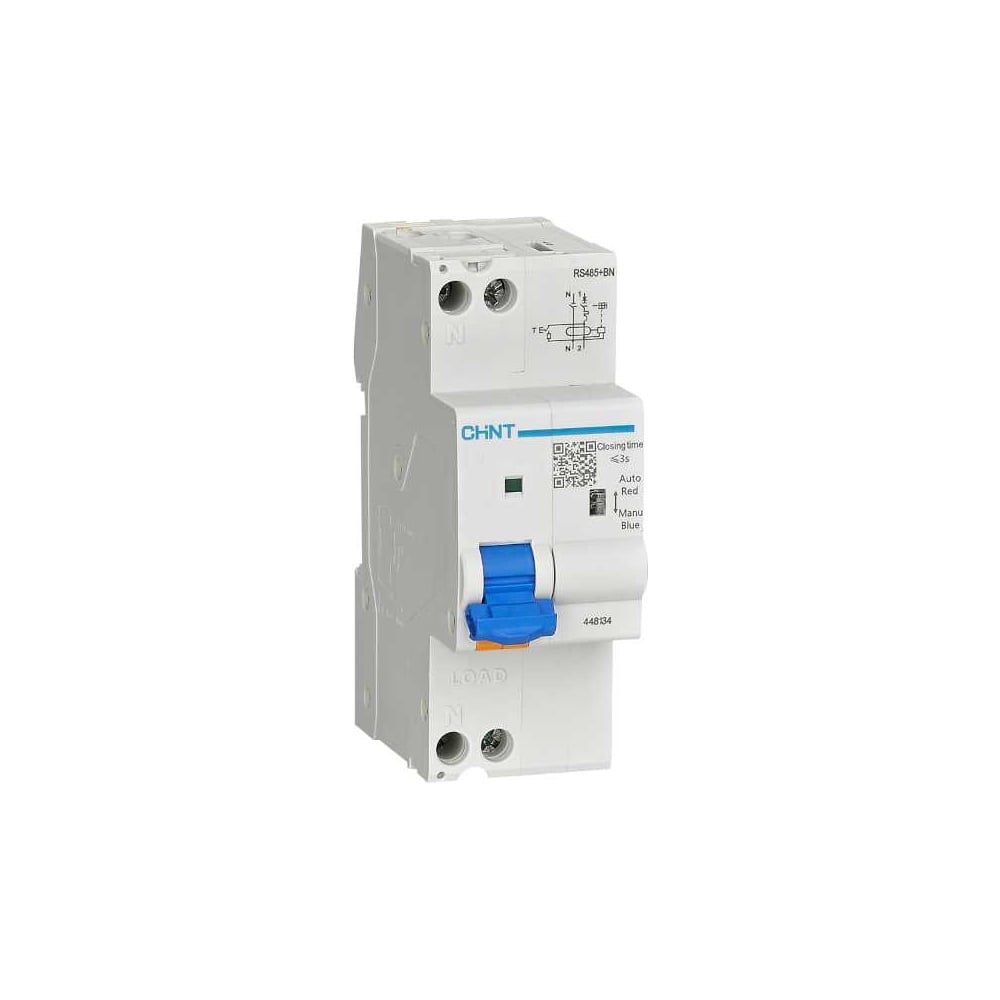 Автоматический выключатель дифференциального тока CHINT NB2LE-40ZT 1P+N C10 30мА тип AC 6кА, электронный (R) 448129